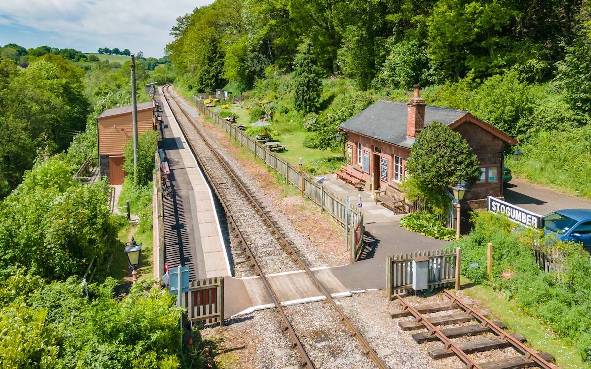 Aerial view stog station